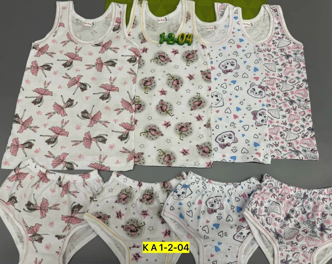 комплект детского нижнего белья,комплект детский девочка (майка, трусы) № uz025,комплект майка трусы,комплект майка трусы для девочки,белье детское комплект