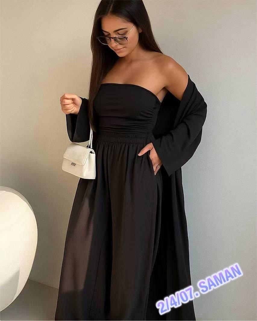 костюм женский тройка,женские костюмы,комплект с топом,костюм летний с брюками палаццо,топом и кардиган макси diamond daze,костюм летний с брюками палаццо