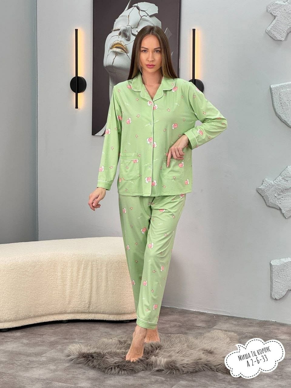 пижама женская,пижама,муслиновая пижама со штанами и рубашкой,пижама со штанами,комплект пижама