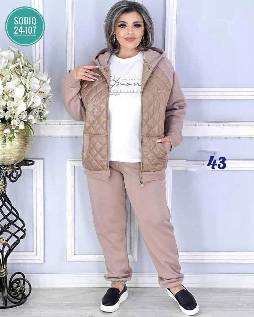 повседневный костюм,женские костюмы больших размеров,женские костюмы,костюм женский на флисе,женский костюм двойка