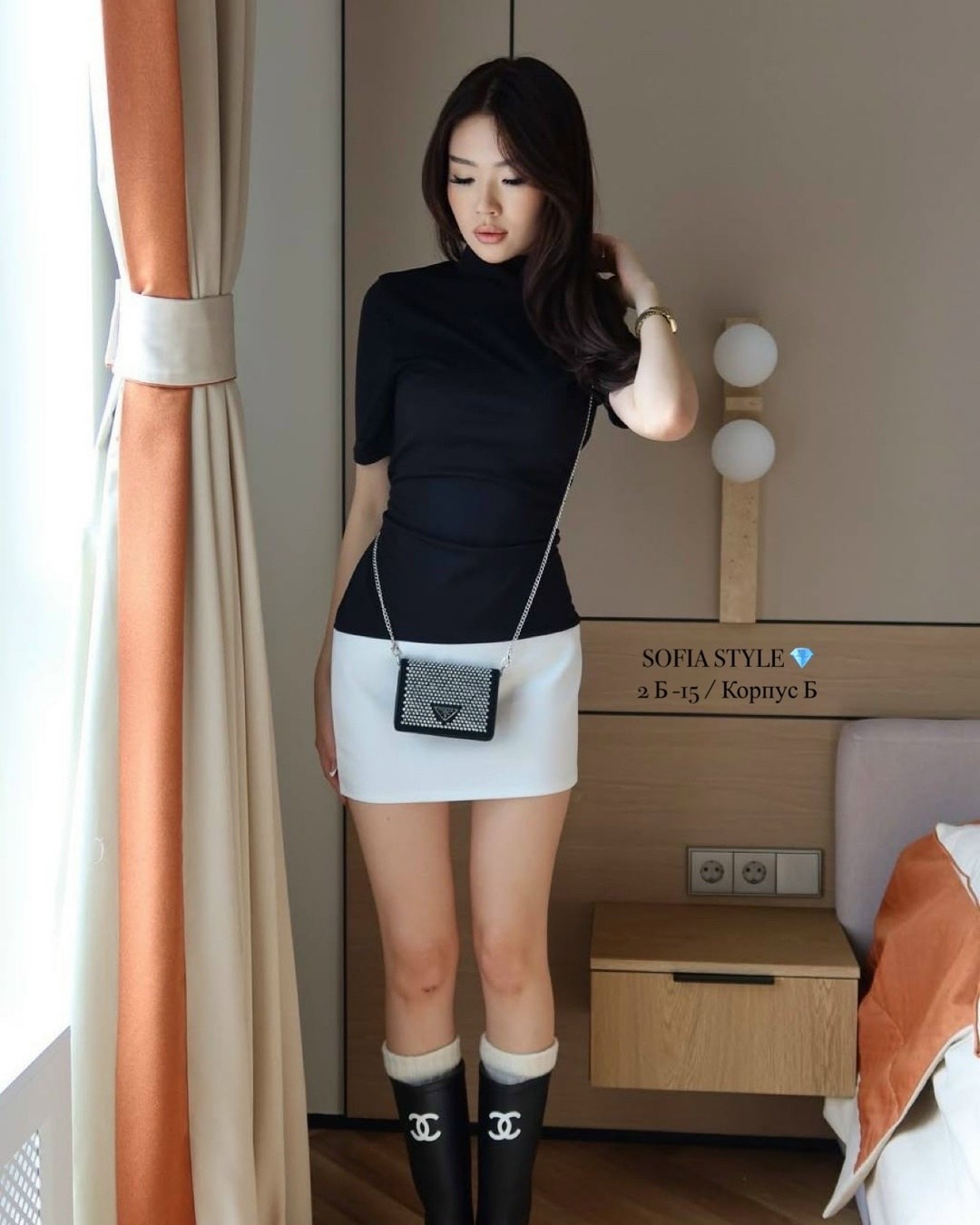 юбка,корейская одежда,casual outfit,красива девушка,худая девушка в обтягивающем платье