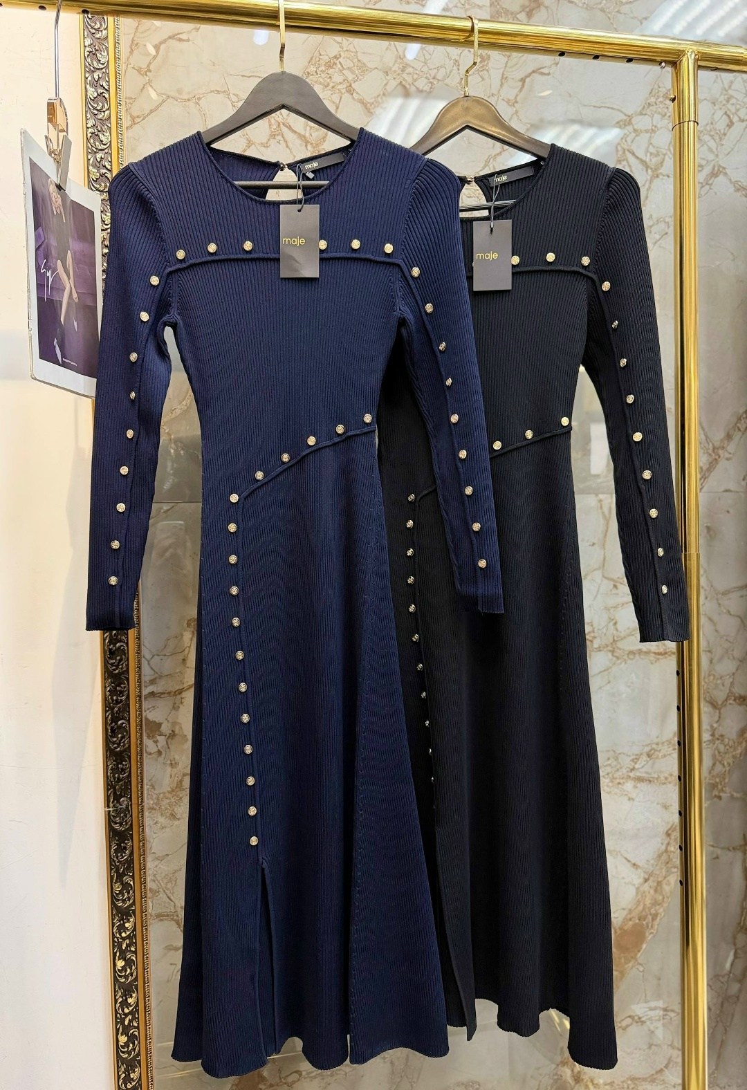 черное трикотажное платье maje,женское черное трикотажное платье maje,трикотажное платье,платье,черное трикотажное платье maje sportle