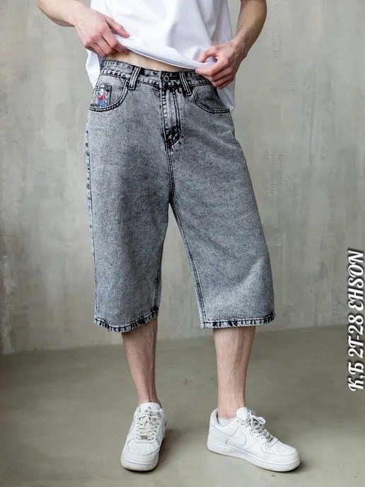 шорты джинсовыe,шорты джинсовые широкие,мужские шорты,шорты джинсовые мужские,широкие шорты