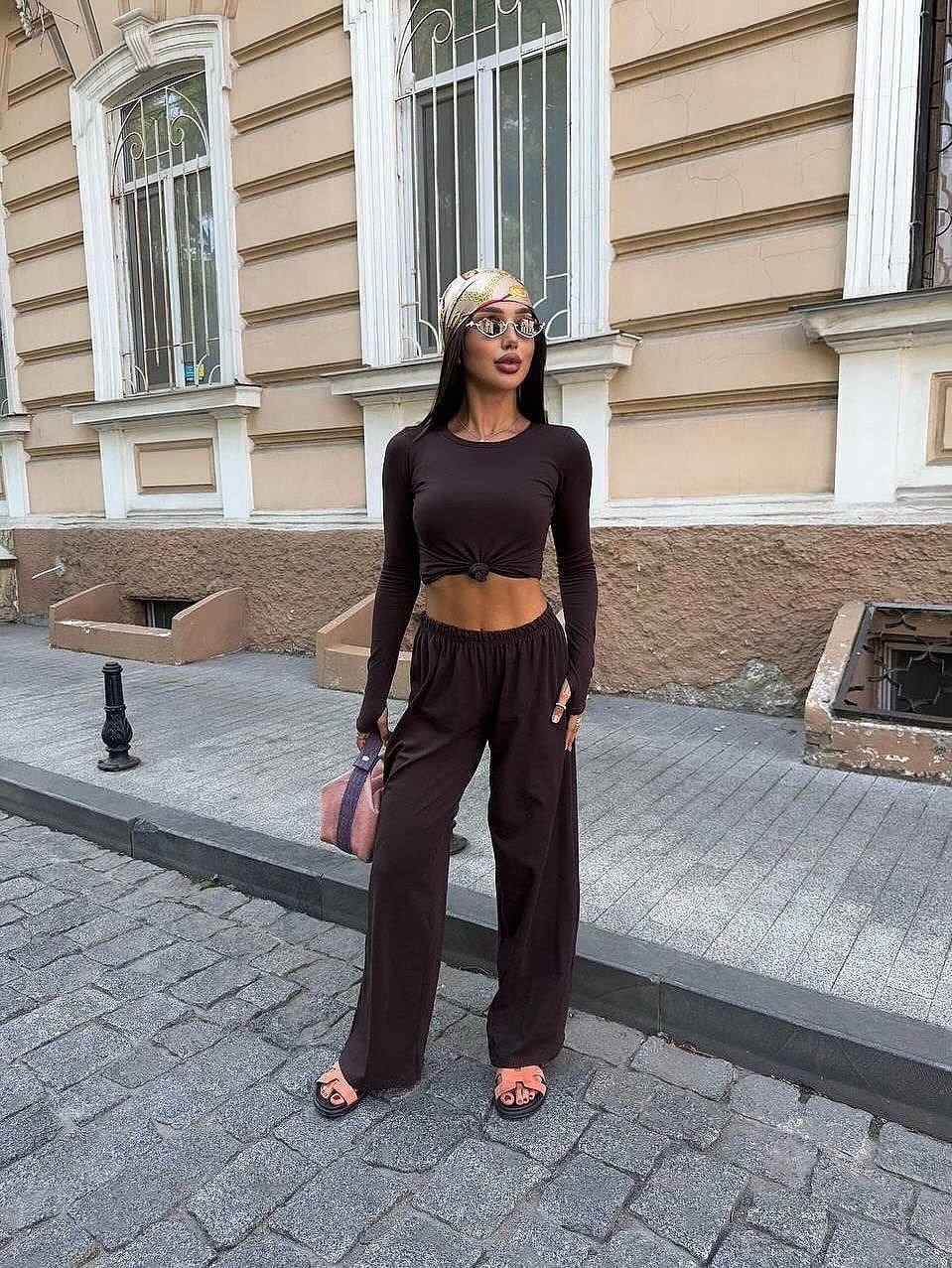 брючный костюм,штаны лапша женские,повседневный костюм,костюм с лонгсливом,костюм женский