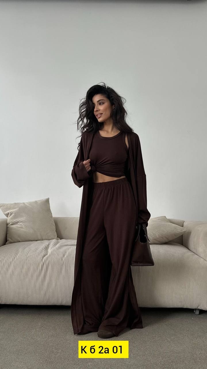 костюм тройка женский,удлиненный кардиган,костюм с брюками палаццо,женские костюмы,