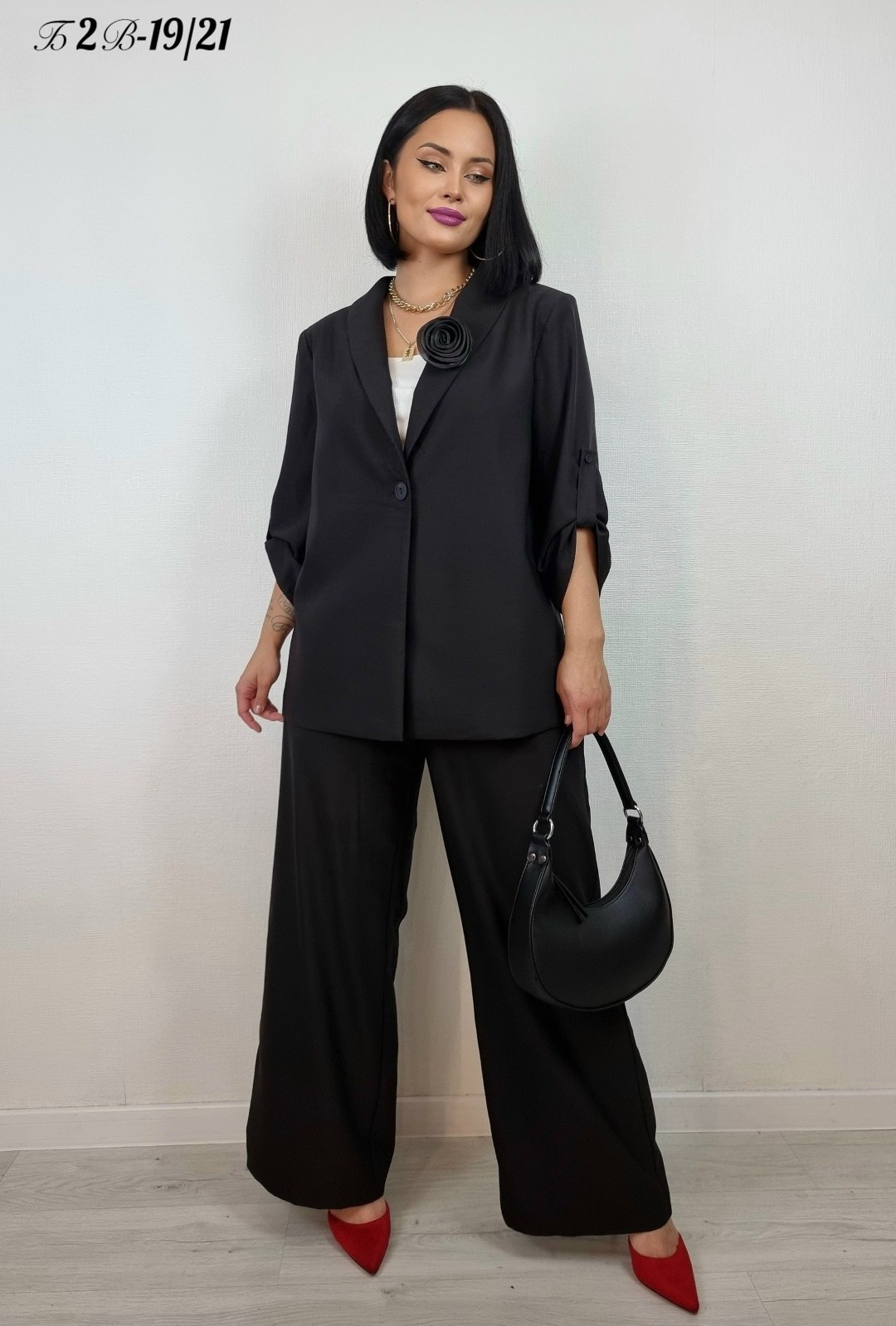 брючный костюм,костюм брючный vilena 1018 черный,деловой брючной костюм,костюм женский брючный,брючный костюм для женщин