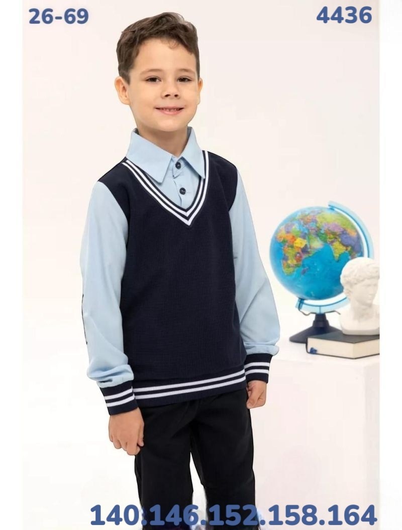 кофта школьная,рубашка обманка,рубашка обманка для мальчика,кофта обманка,кофта для школы