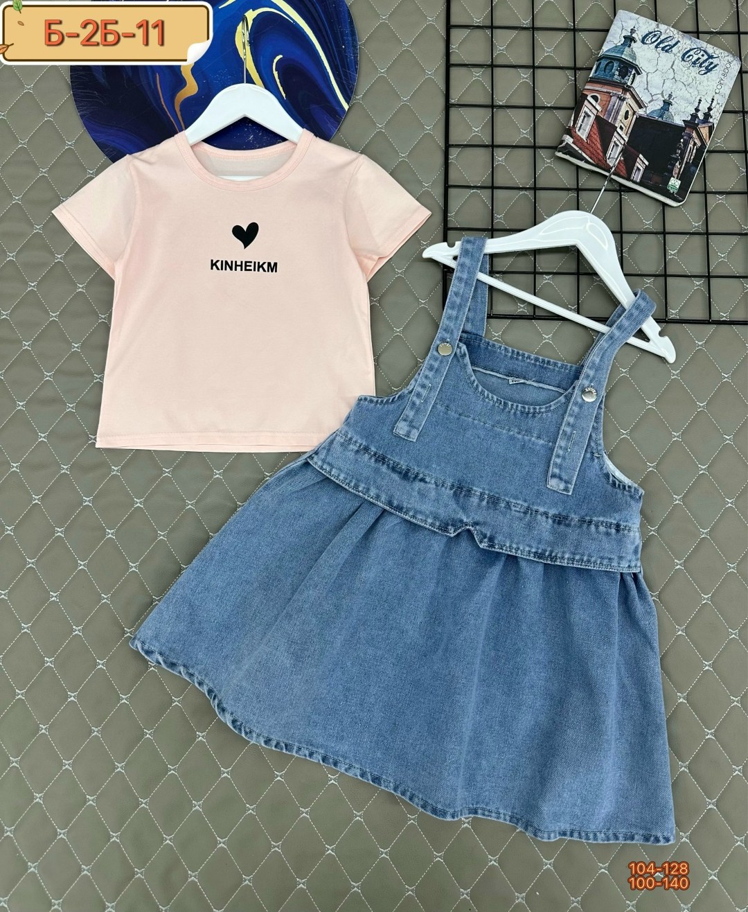 джинсовый сарафан для девочки,детские сарафаны,детские костюмы,платья для девочек,летний костюм для девочек