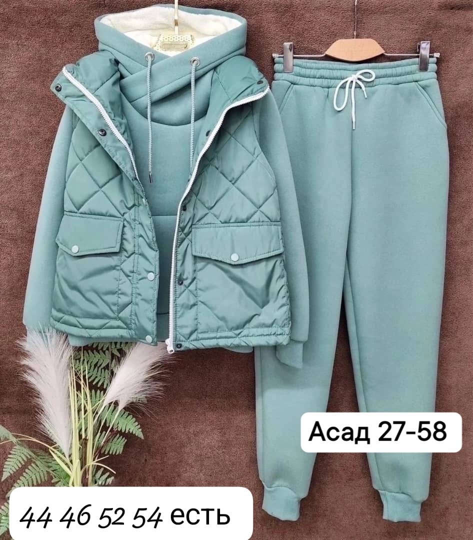 спортивные костюмы женские,спортивный костюм утепленный mir wear тройка женский,костюм тройка женский,женские костюмы,костюм на флисе