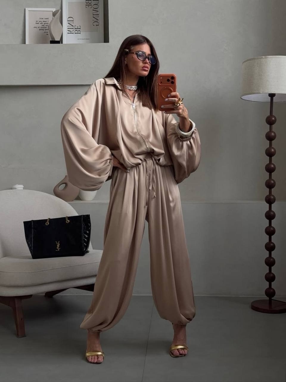 одежда стильная,женский костюм,брючный комплект,широкие брюки