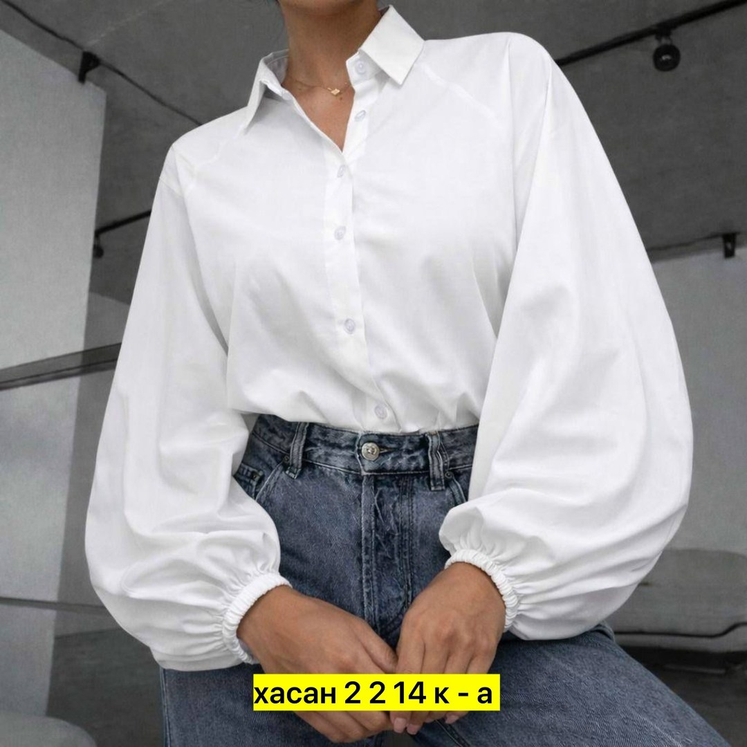 женская рубашка белая,блузка школьная с широким рукавом libe,элегантная блузка,блузка женская белая,блуза