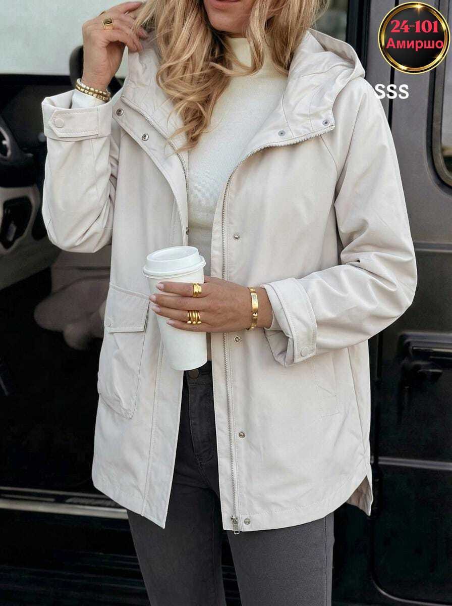 ветровка удлиненная с капюшоном,куртка женская,ветровка женская,женская куртка демисезонная,модная куртка