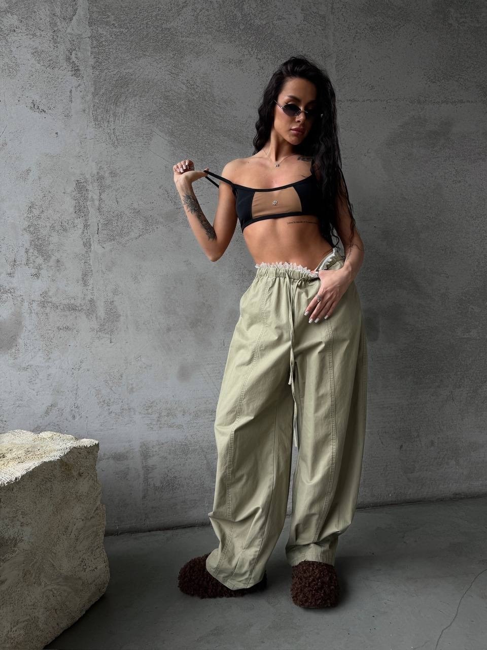 брюки карго широкие,брюках карго,широкие брюки,свободные брюки,модные брюки