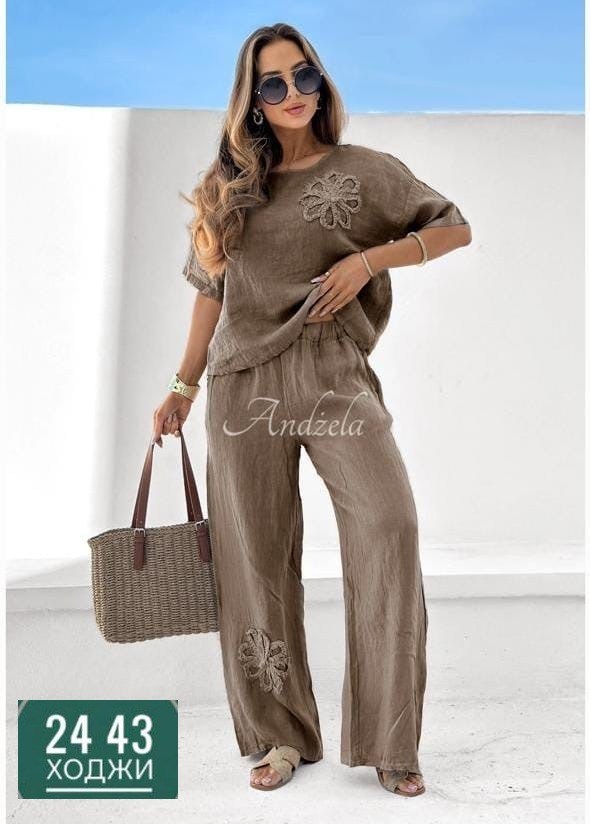 брючный костюм элегантный,костюм с брюками нарядный,костюм женский двойка с брюками,костюм с брюками,брючный костюм из льна
