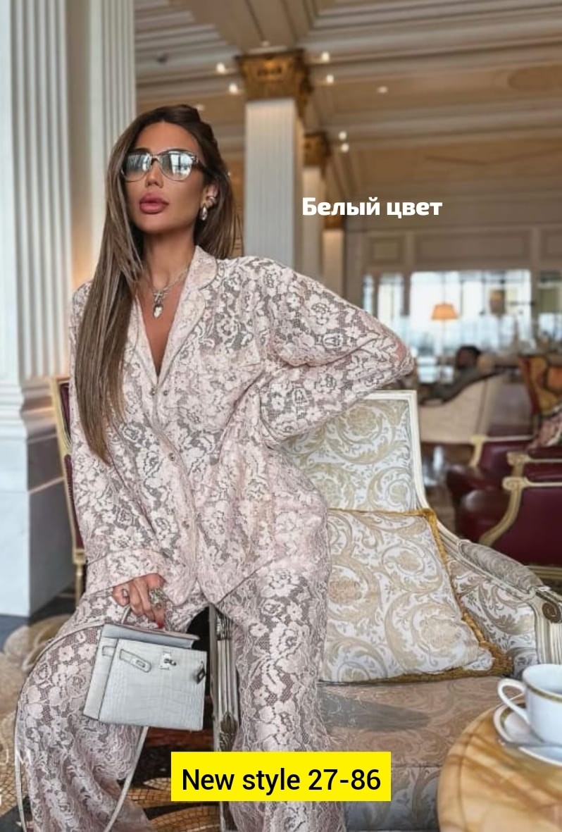 брючный костюм,кружевной костюм,гипюровый костюм,костюм брючный кружевной,одежда с кружевом