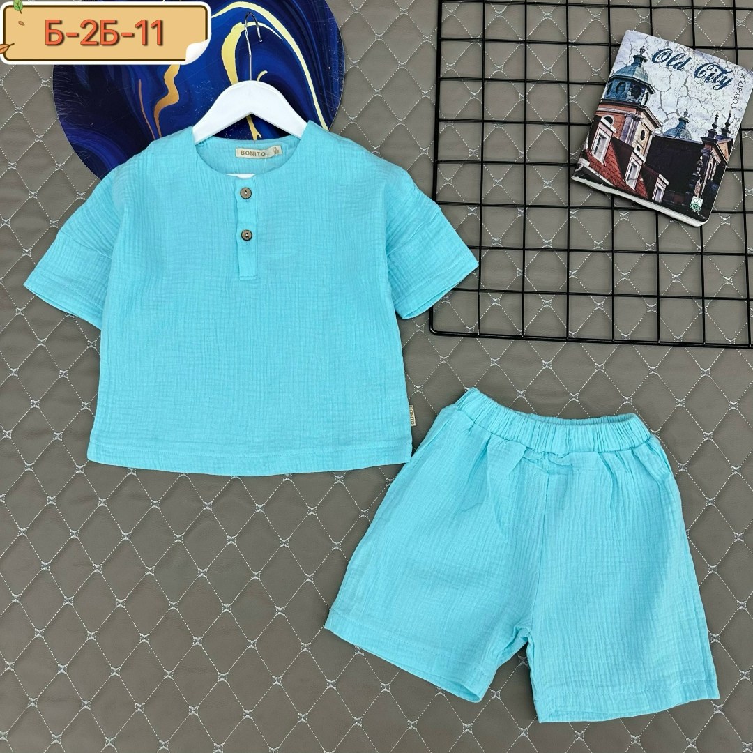 костюм муслиновый детский,муслиновый костюм для мальчика,муслиновый костюм для малыша,одежда мальчика,костюмчик