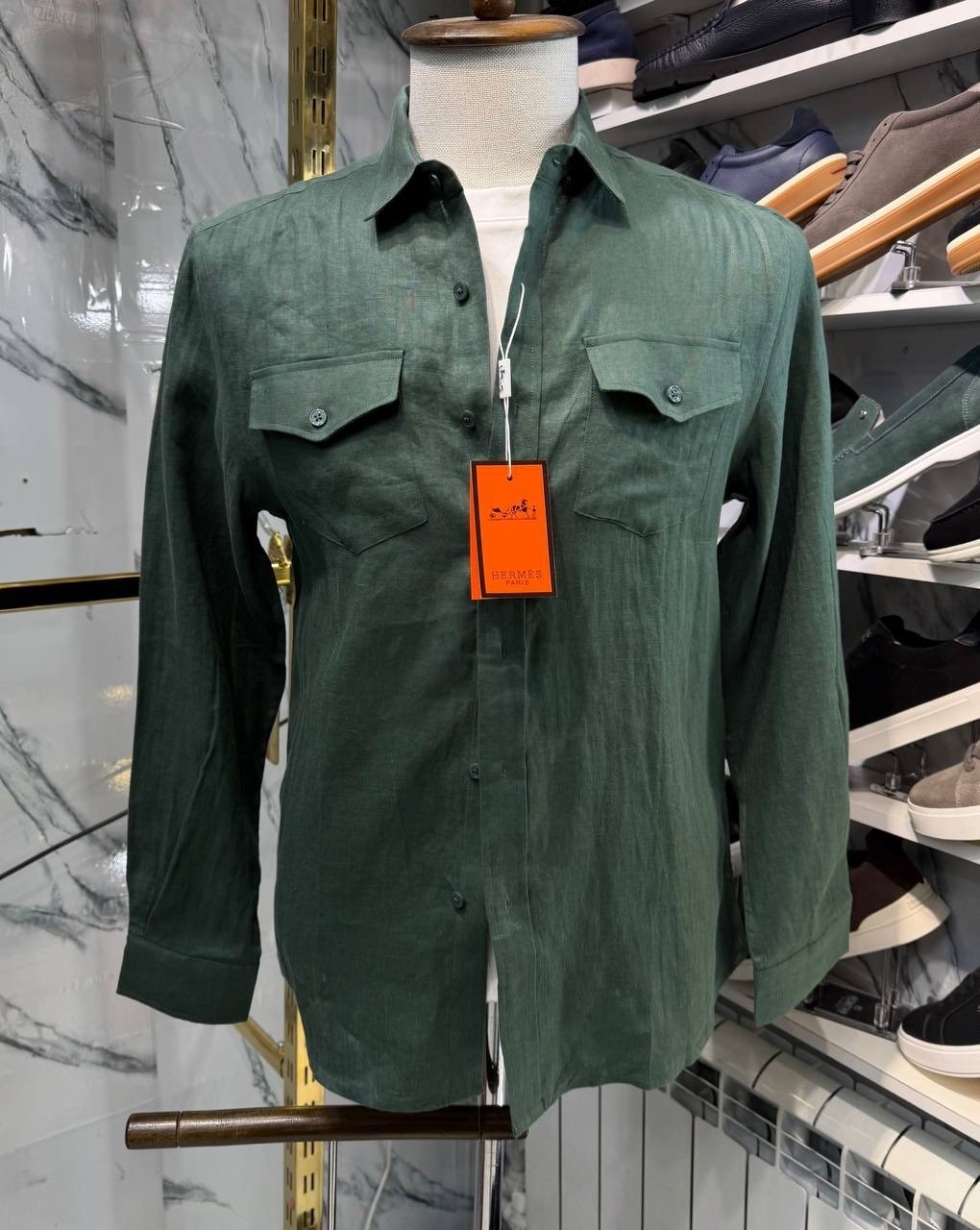 рубашка,рубашка мужская,рубашка зеленая,рубашка льняная,рубашка джинса