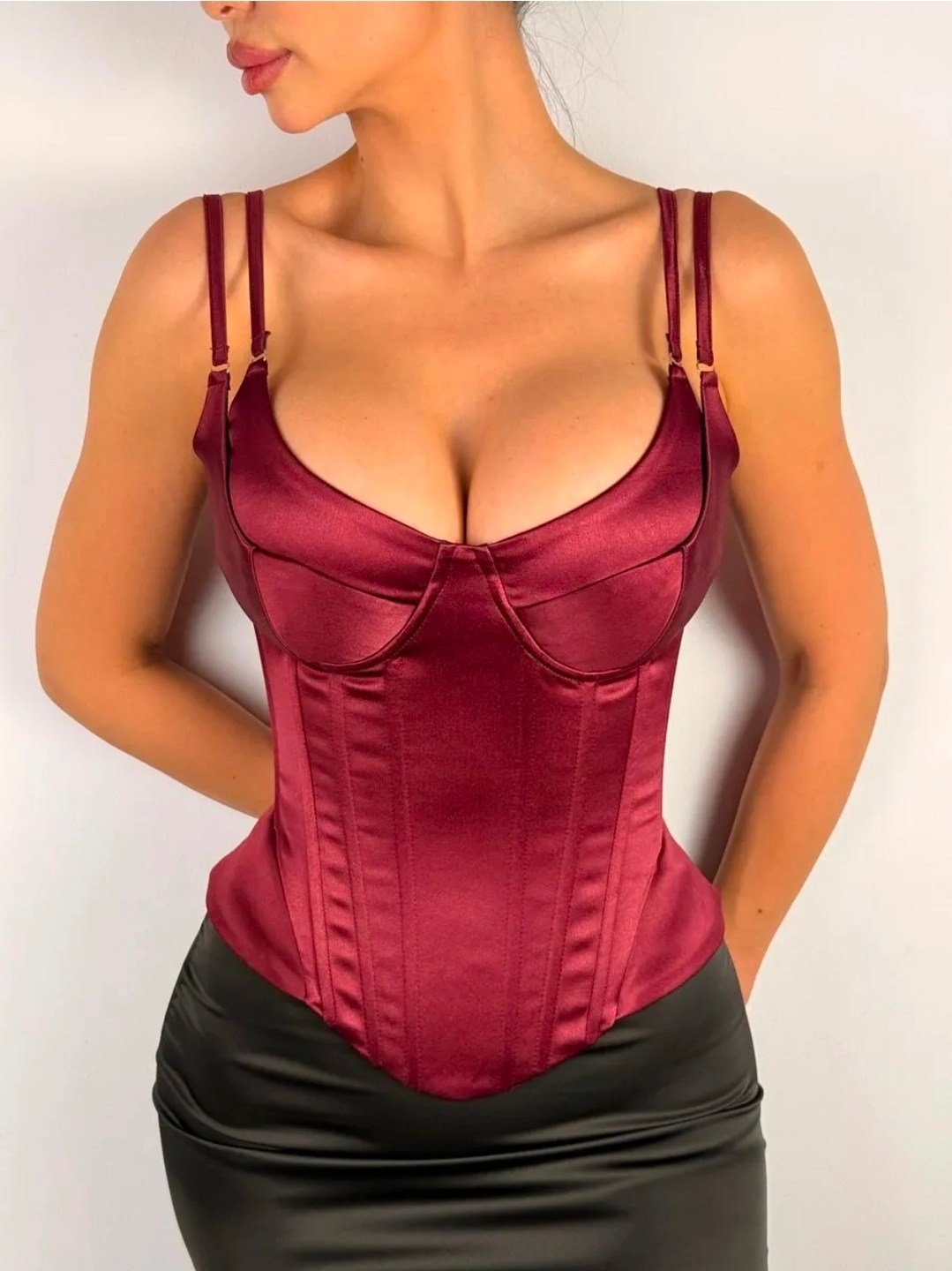 корсет топ вечерний lelain 304500284,корсет,атласное платье,корсет и юбка,корсет вечерний