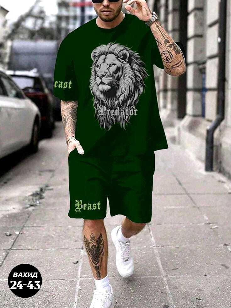 шорты мужские с принтом,спортивный костюм мужской летний с шортами,модные мужские футболки,футболка шорты мужские,одежда мужская