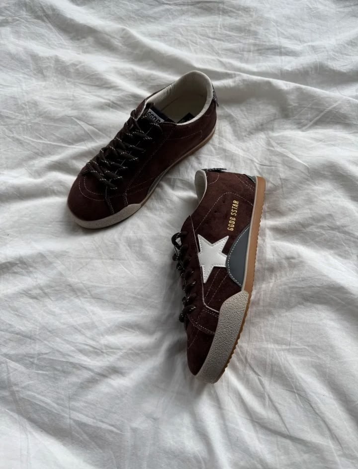 кеды golden goose,golden goose кеды superstar со вставками коричневый,кроссовки golden goose,женские кроссовки,golden goose sneakers