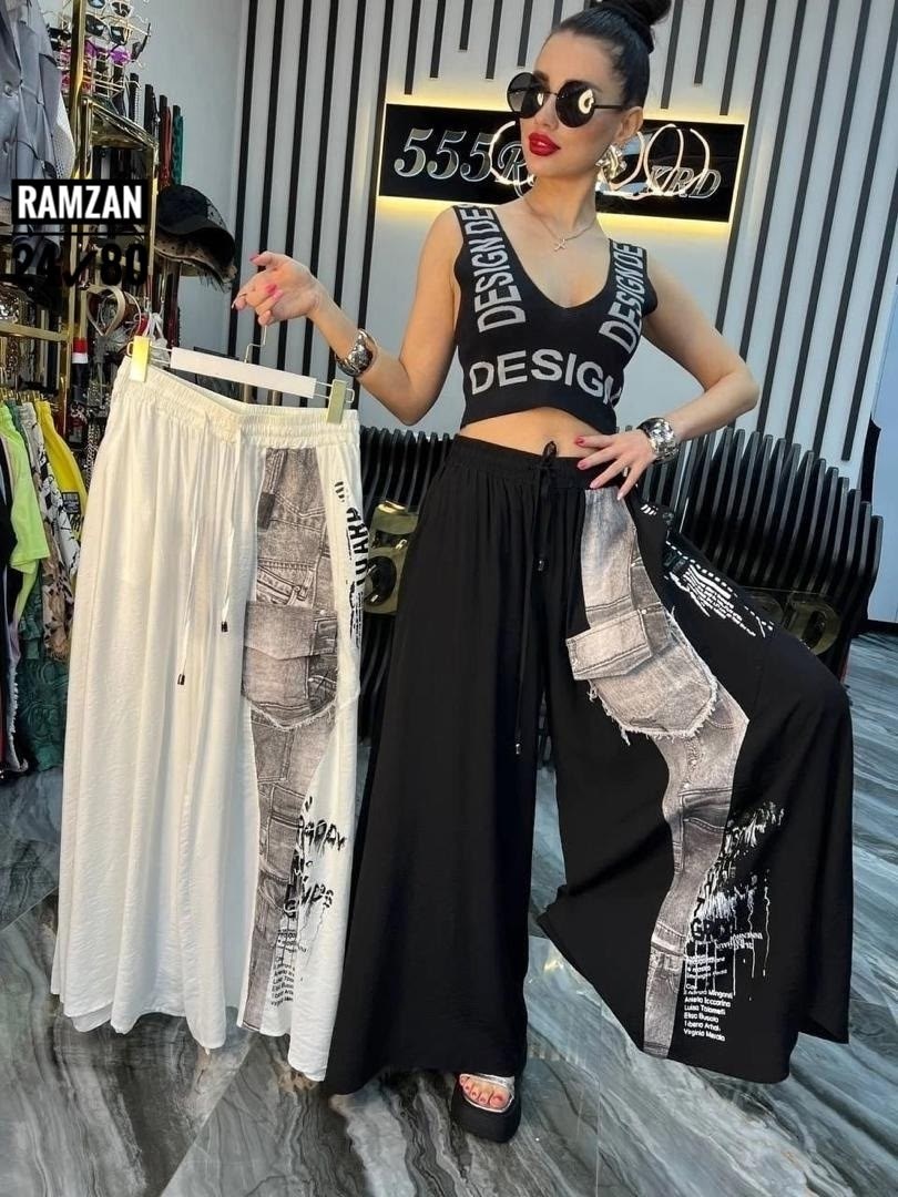 женские широкие брюки,широкие брюки,широкие штаны,брюки с широкими штанинами,брюки женские летние