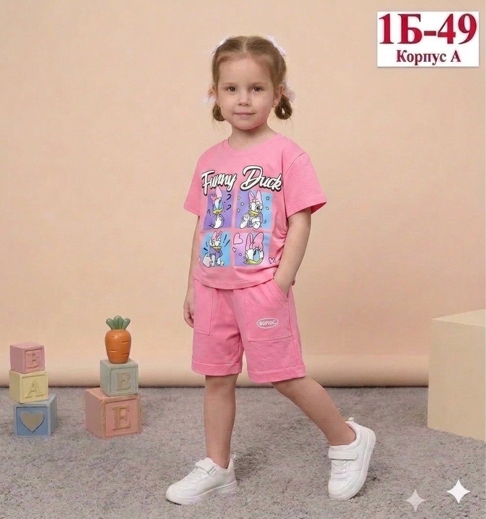 комплект для девочек (футболка, шорты),комплект для девочки,одежда для девочек,летний костюм для девочек,футболки для девочки