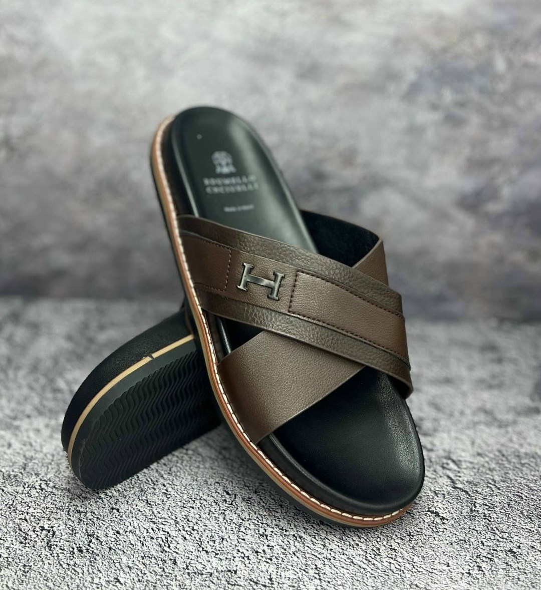 мужские шлепки эрмес,шлепанцы мужские,шлёпки гермес мужские,,шлепанцы мужские кожаные