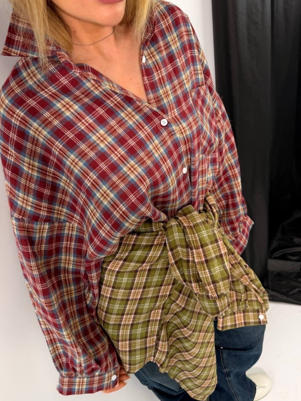 рубашка оверсайз в клетку,рубашка в клетку,рубашка клетка женская,женская рубашка,рубашка женская оверсайз в клетку