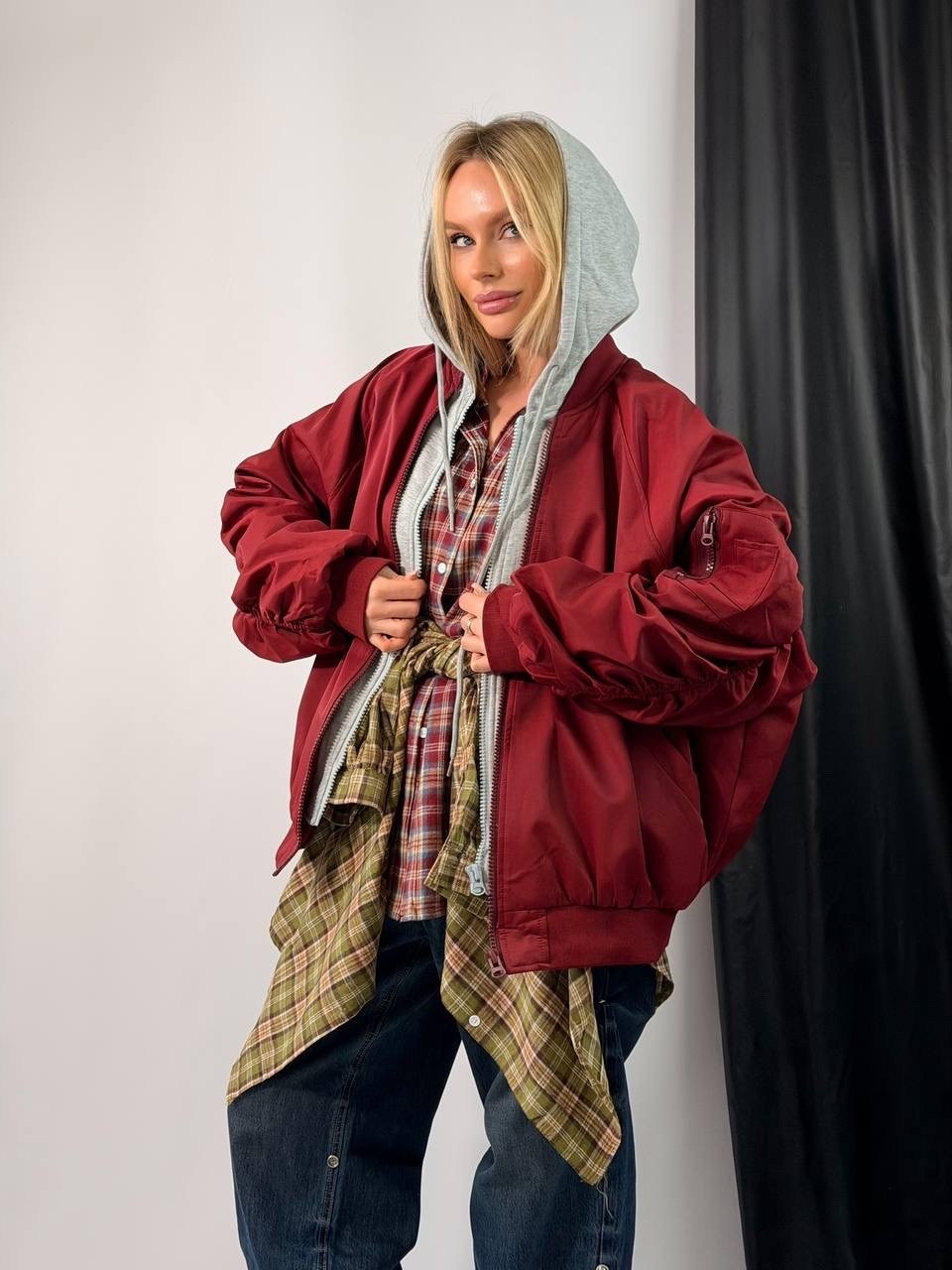 демисезонная куртка,женская куртка,бомбер утепленный оверсайз весенний куртка plum,куртка бомбер женская,бомбер оверсайз куртка утепленная ветровка весенняя comferra