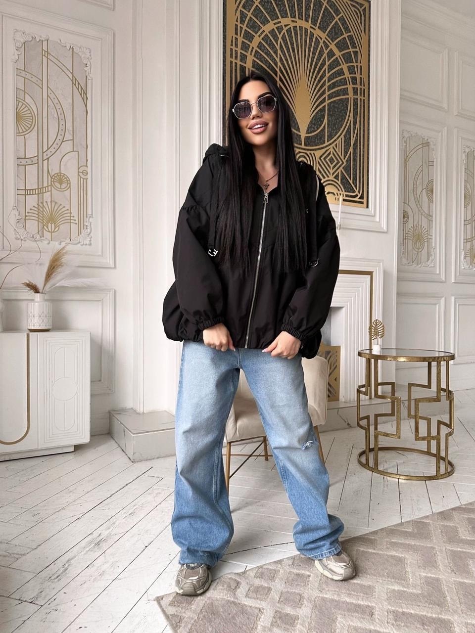 оверсайз куртка,женская куртка,стильная куртка,ветровка оверсайз с капюшоном,куртка