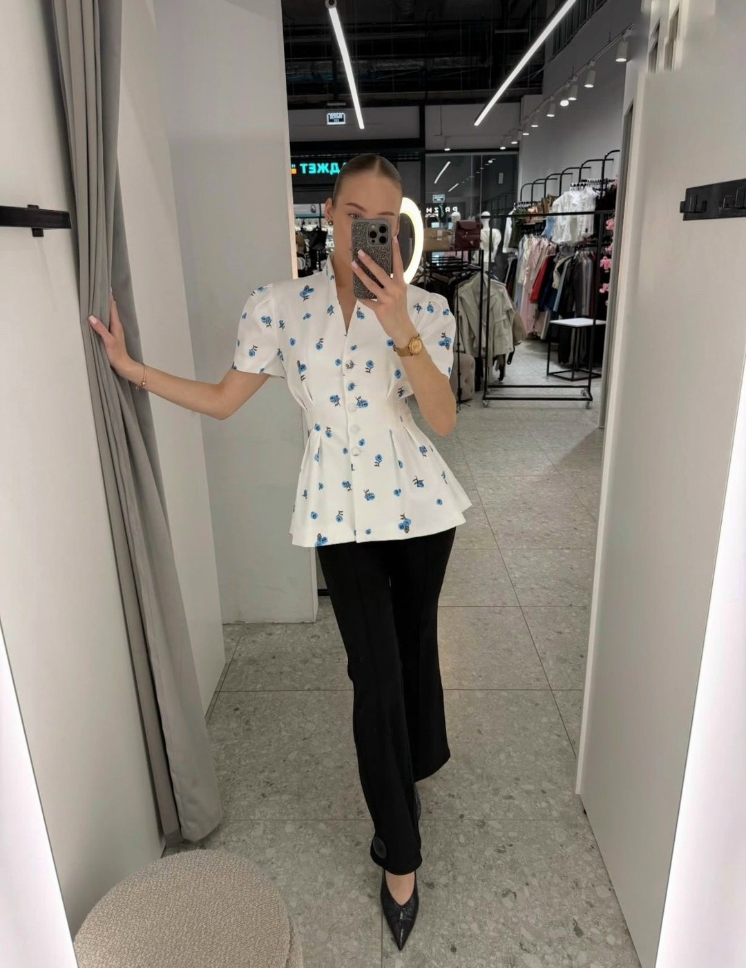 блузка стильная,блузка модная,женская блузка,блуза,блузка с принтом