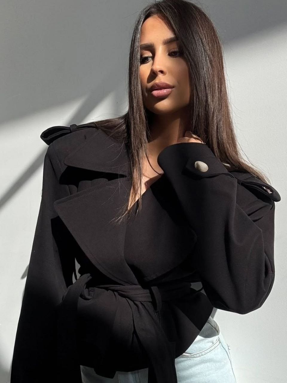 тренч с поясом,тренч женский,женские плащи,укороченный тренч с поясом,тренч короткий