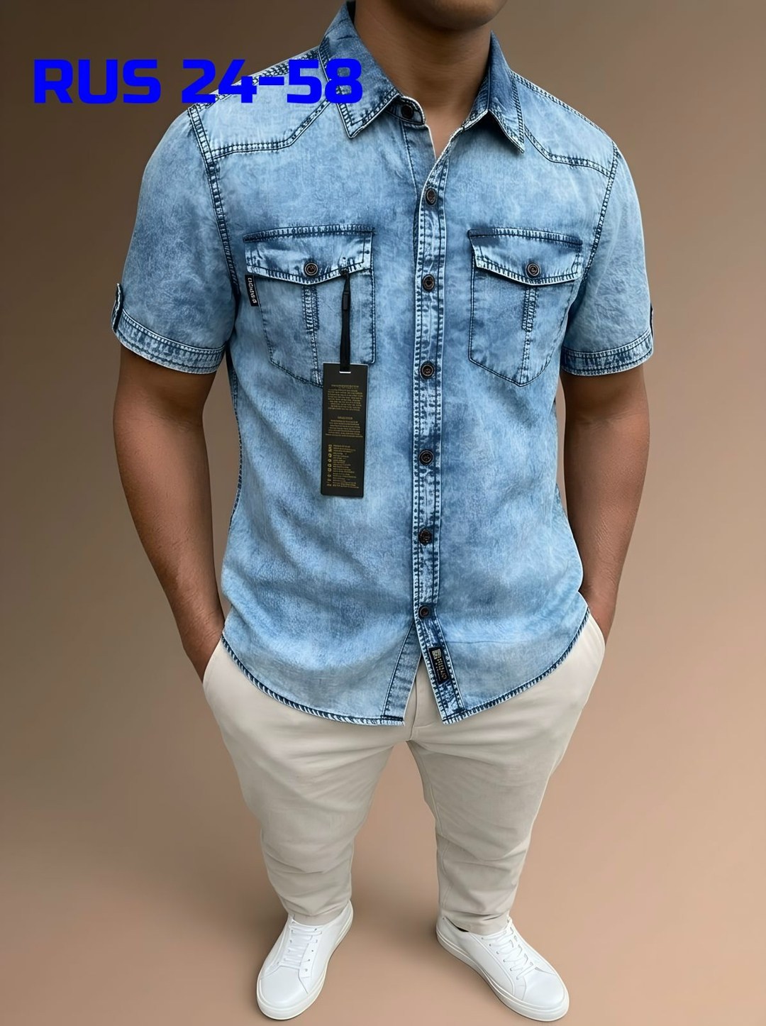 рубашка джинсовая мужская,мужская рубашка,рубашка джинсовая,рубашка кэжуал,мужская рубашка с короткими рукавами