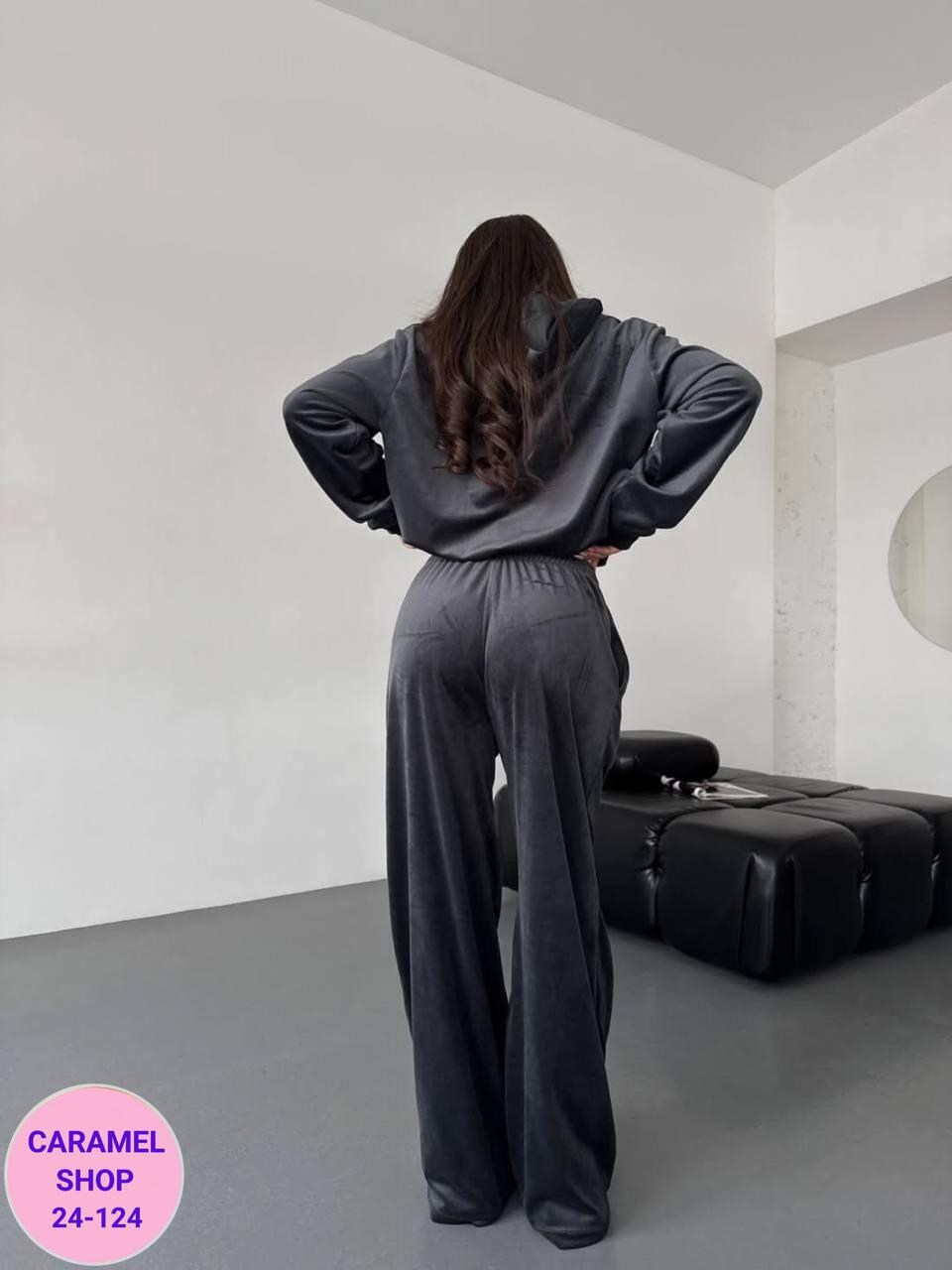 велюровый костюм,велюровый костюм женский,велюровый костюм оверсайз женский,костюм велюровый бархатный с капюшоном и брюками палаццо zakiya shop,костюм велюровый спортивный