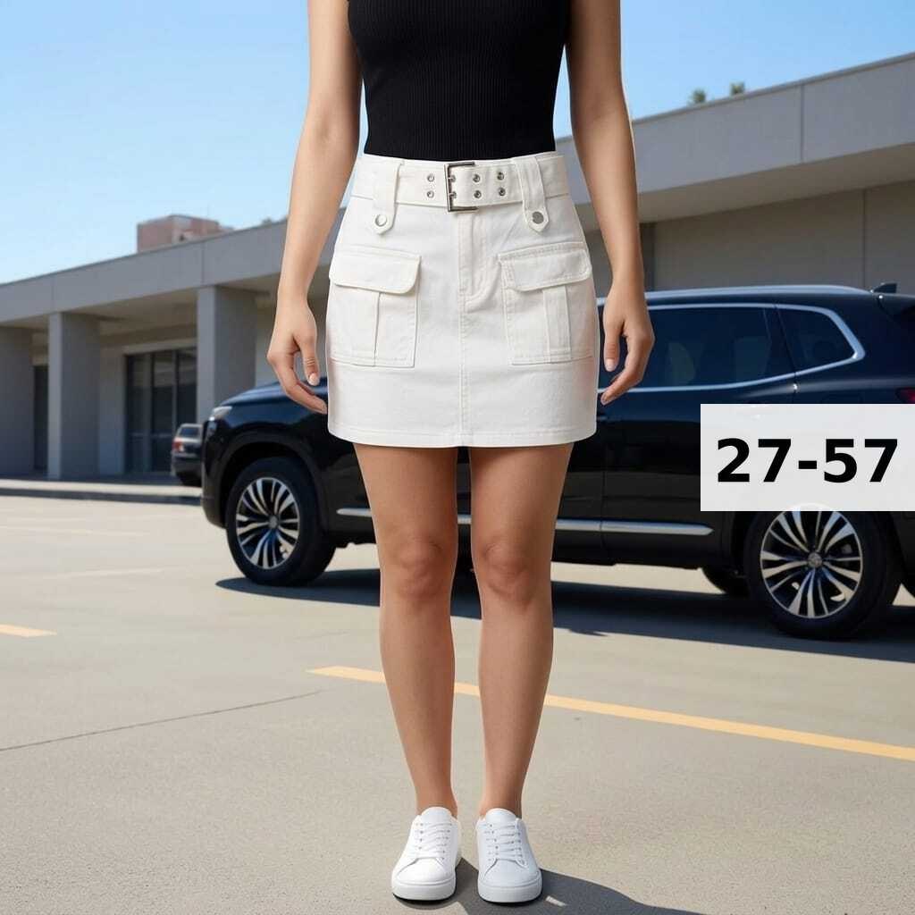 женская джинсовая мини-юбка с карманами, с высокой талией,юбка карго с карманами,юбка с поясом,юбка карго женская,юбка с карманами