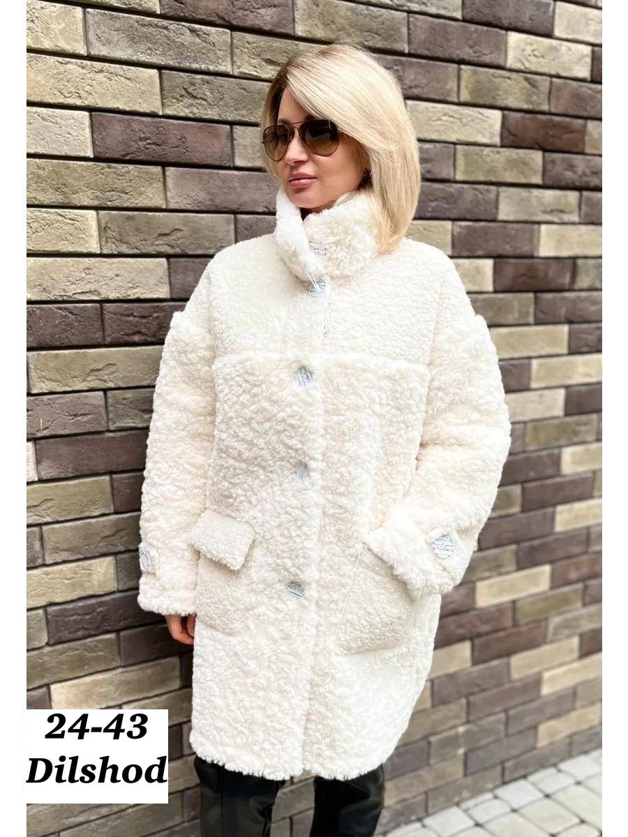 пальто барашка,шубка-чебурашка almita 129346039,шубка-чебурашка almita цвет белый,шубка тедди чебурашка almita,шуба искусственная