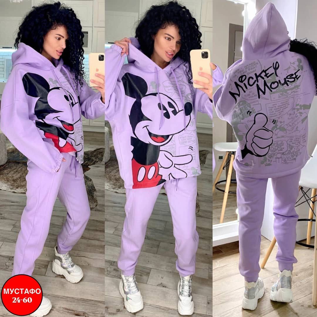 спортивный костюм с микки маусом женский,cпортивный костюм теплый,спортивный костюм микимаус женский,женский спортивный костюм на флисе,cпортивный костюм женский теплый