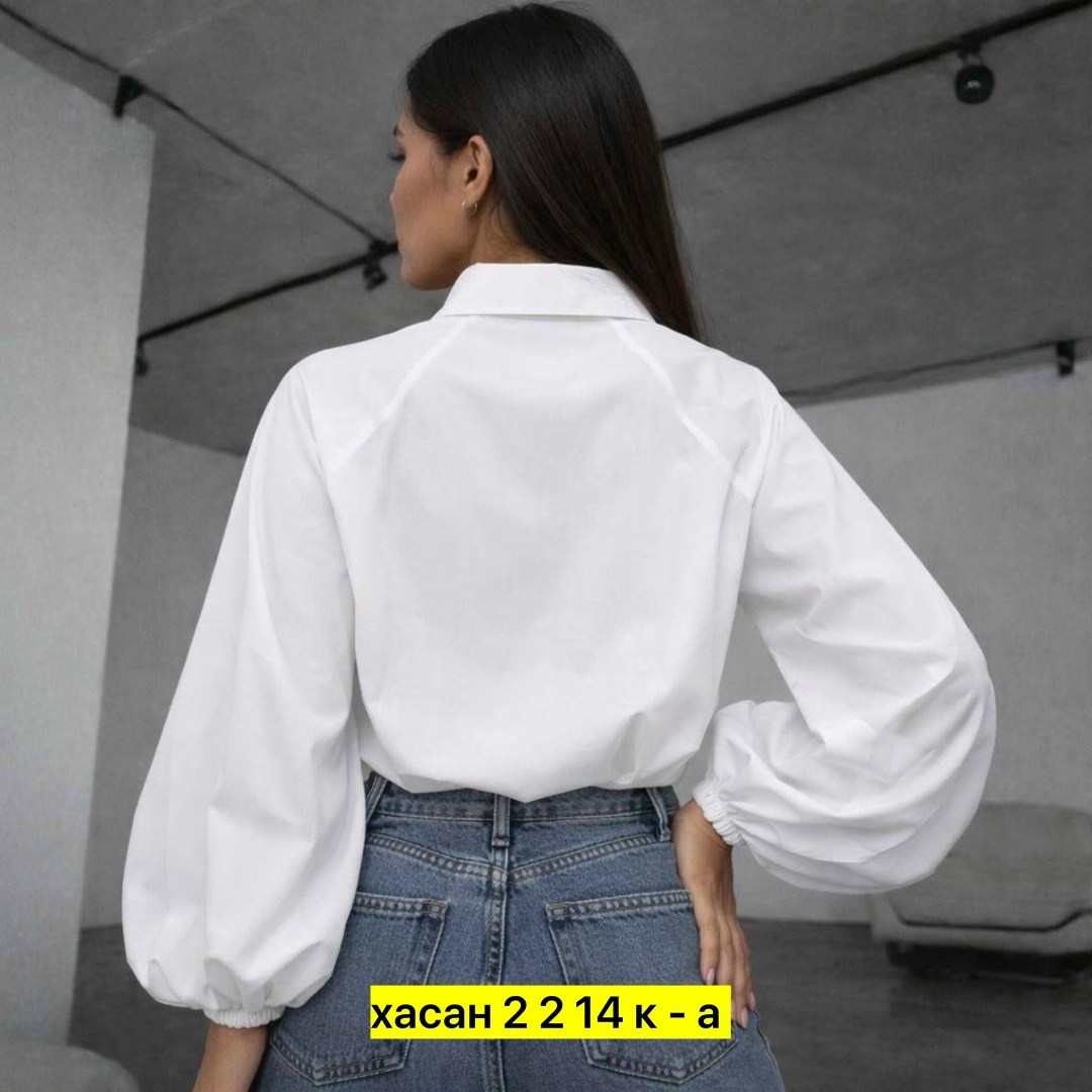 женская рубашка белая,блузка школьная с широким рукавом libe,элегантная блузка,блузка женская белая,блуза