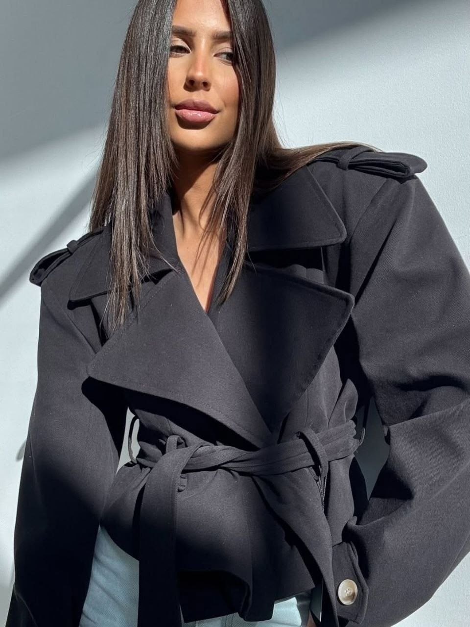 тренч с поясом,тренч женский,женские плащи,укороченный тренч с поясом,тренч короткий