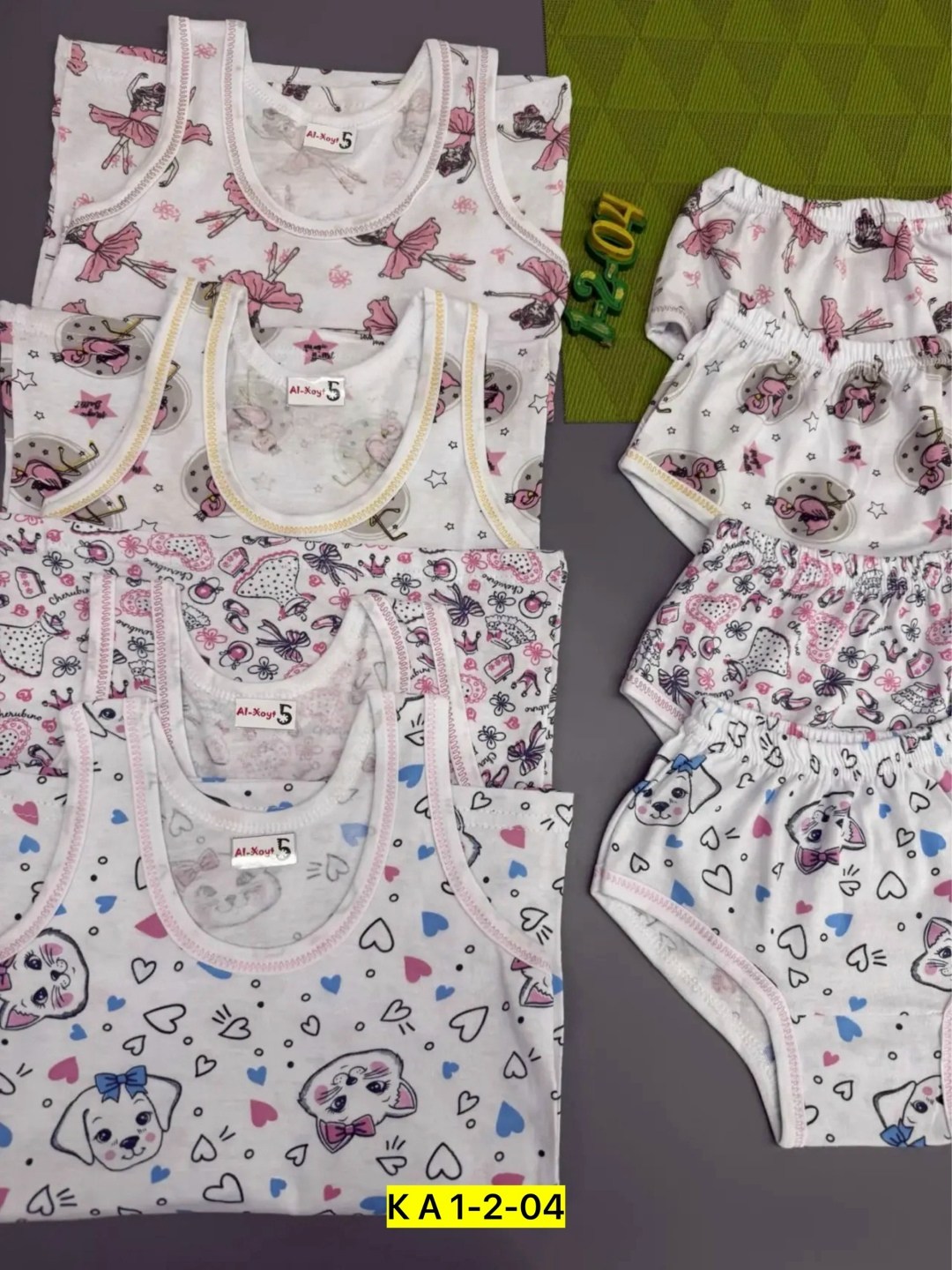 комплект детского нижнего белья,комплект детский девочка (майка, трусы) № uz025,комплект майка трусы,комплект майка трусы для девочки,белье детское комплект