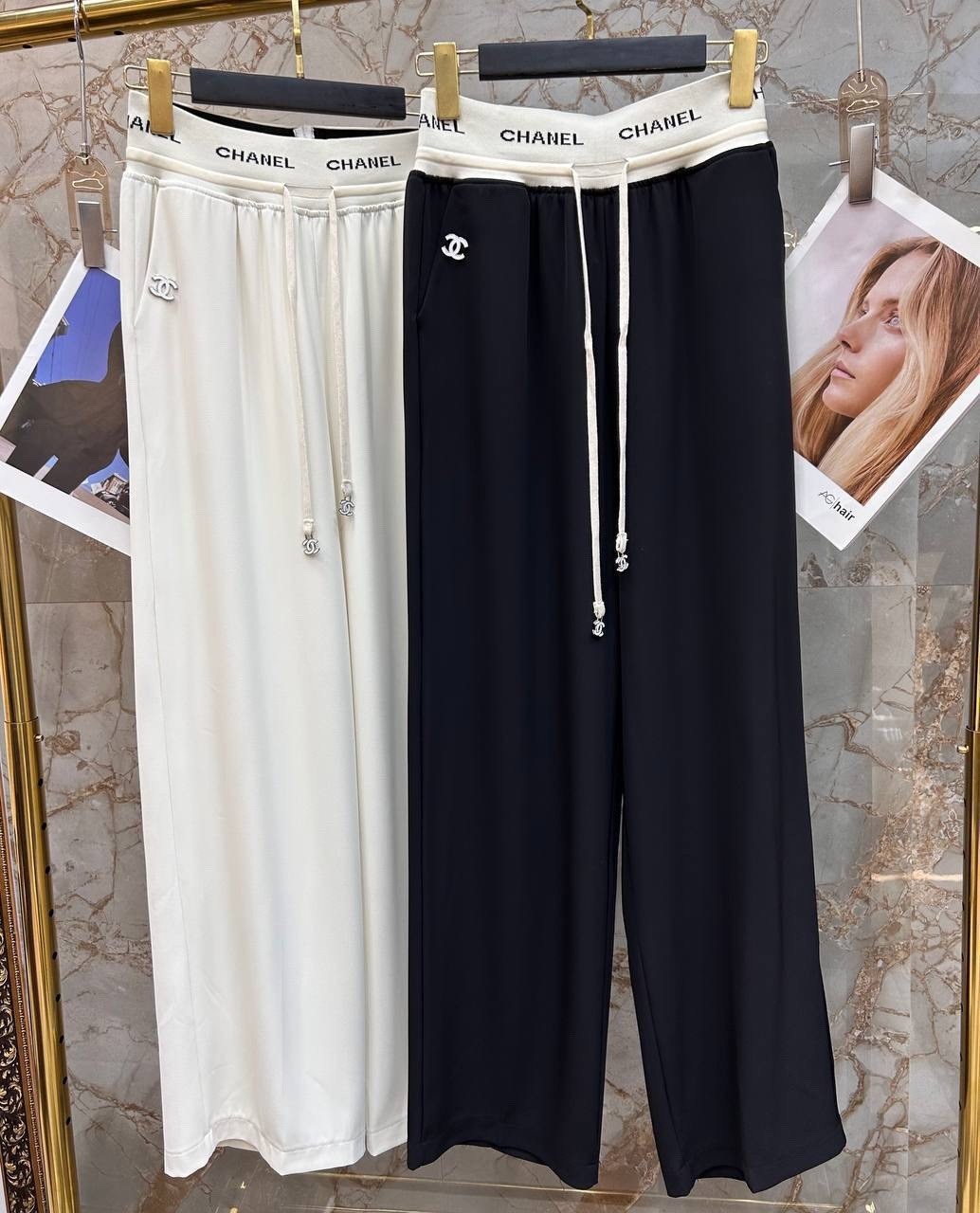 брюки chanel,штаны,брюки штаны,повседневные брюки,широкие брюки
