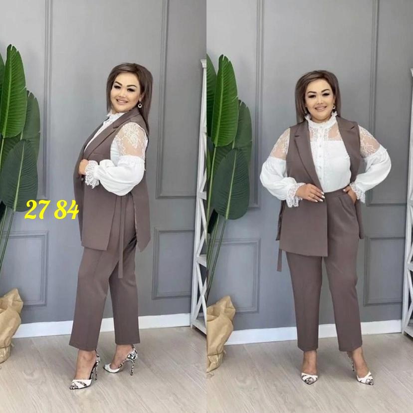 синий костюм с жилеткой женский,женский костюм тройка,костюм брючный тройка,синий брючный костюм с жилетом,брючный костюм