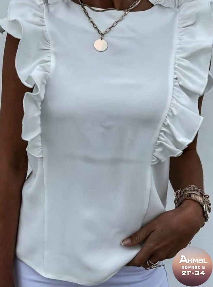 стильная блузка,блузка элегантная,блузка с подвеской,блузка с оборками,блузка с рюшами