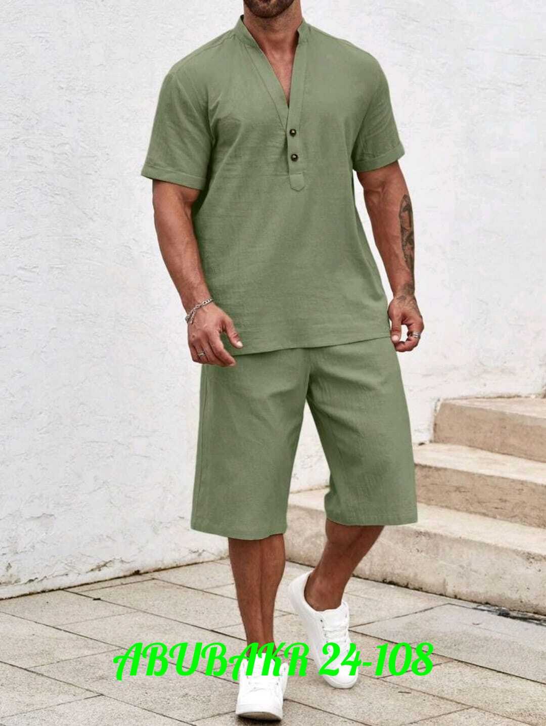 летние мужские костюмы,мужской повседневный костюм,мужской льняной костюм,льняной костюм с шортами,мужской костюм из льна