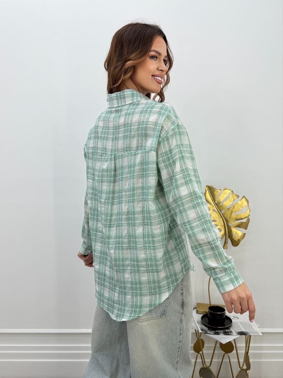 рубашка в клетку оверсайз варенка tatanel,рубашка женская клетка,женская рубашка,рубашка женская в клетку оверсайз,рубашка в клетку оверсайз летняя tika boom