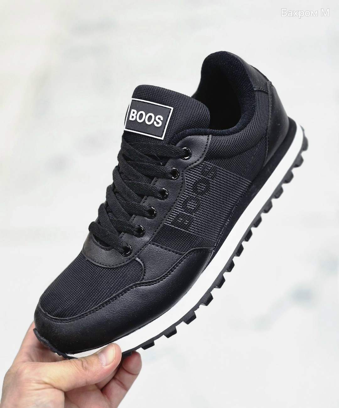 кроссовки мужские,,кроссовка мужской,кроссовки черные,кроссовки boss parkour-l_runn_ny_n черный