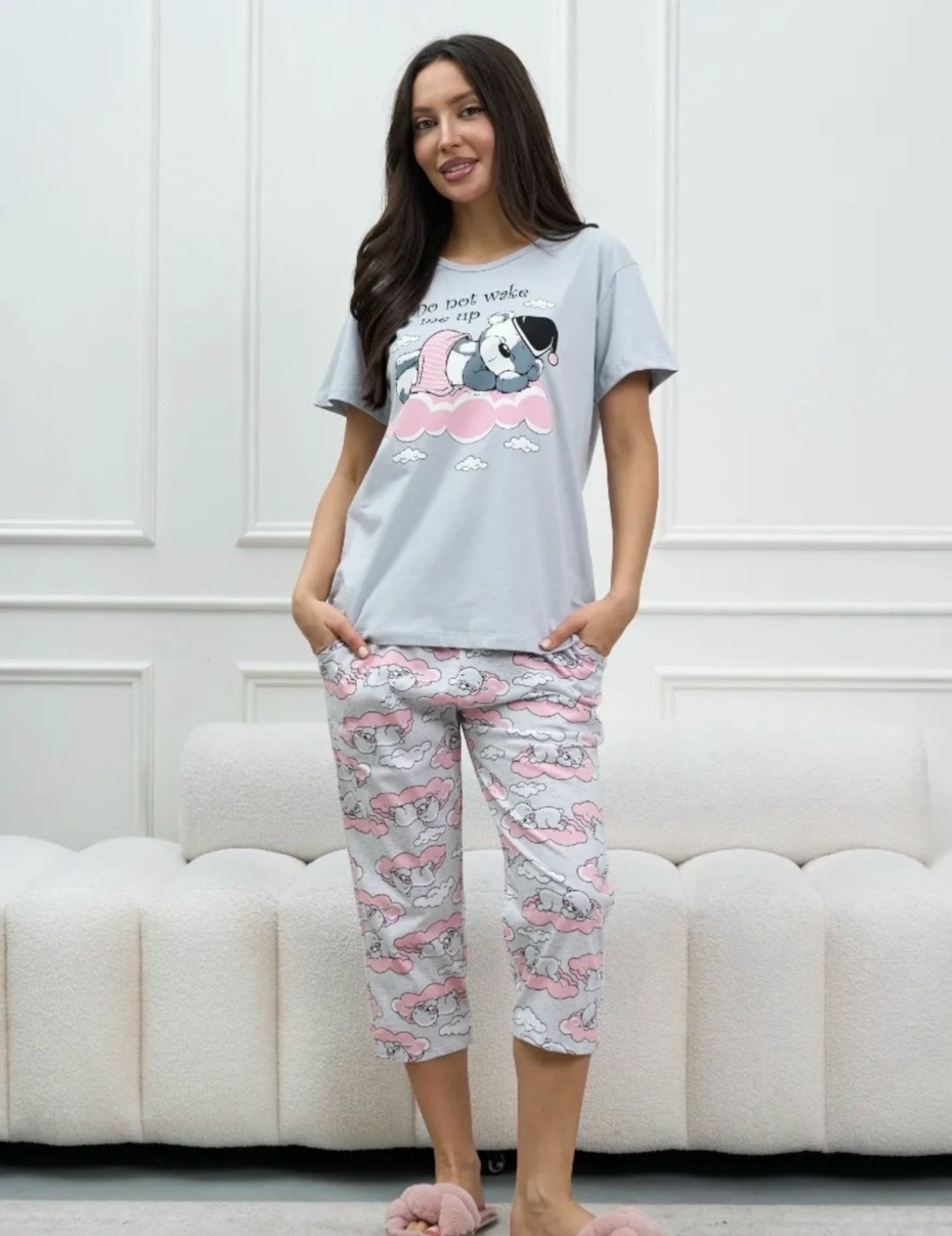 женская пижама с бриджами,пижама,женская пижама,пижама для женщин,пижама с бриджами