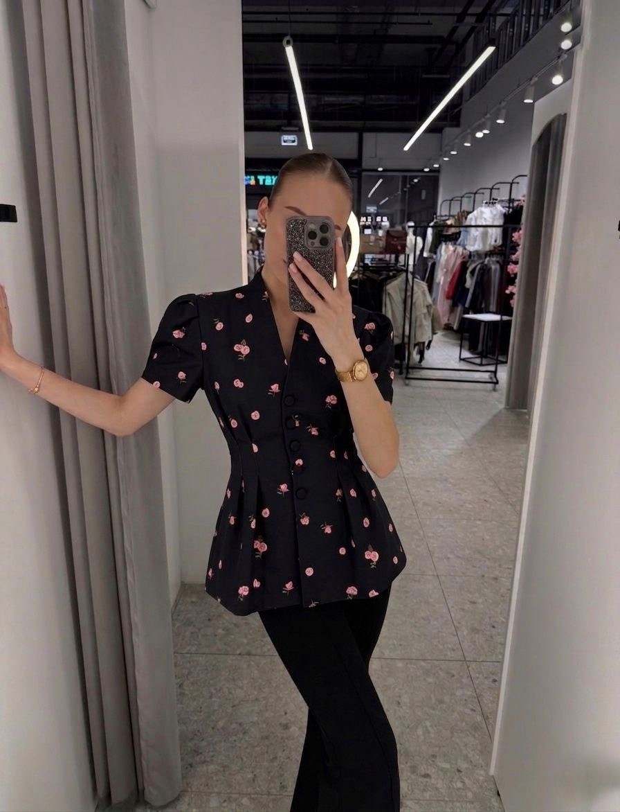 блузка стильная,блузка модная,женская блузка,блуза,блузка с принтом