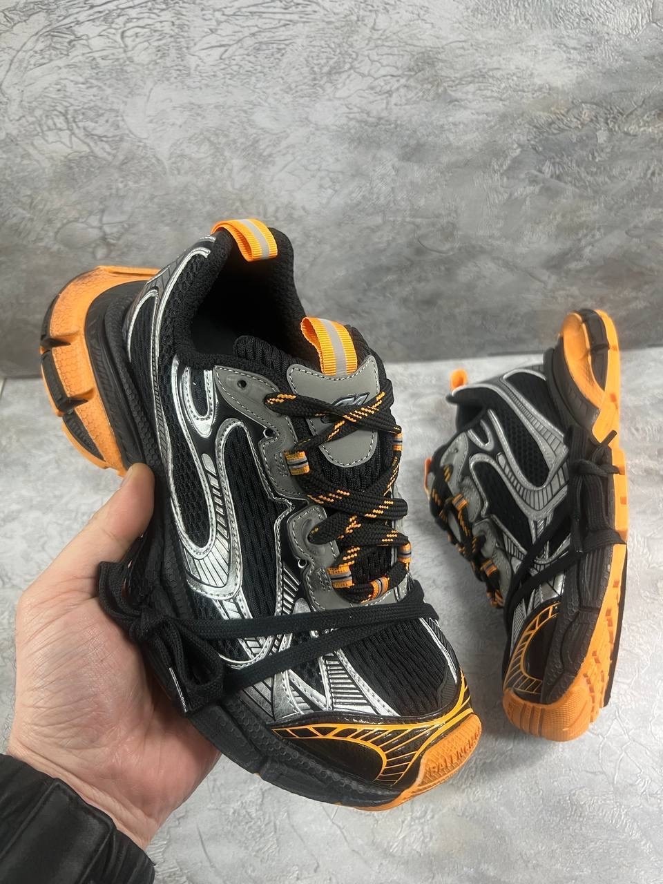 кроссовки balenciaga,кроссовки track 2 trainer orange black balenciaga,кроссовки 3 xl balenciaga,balenciaga ,balenciaga 3xl sneaker black orange