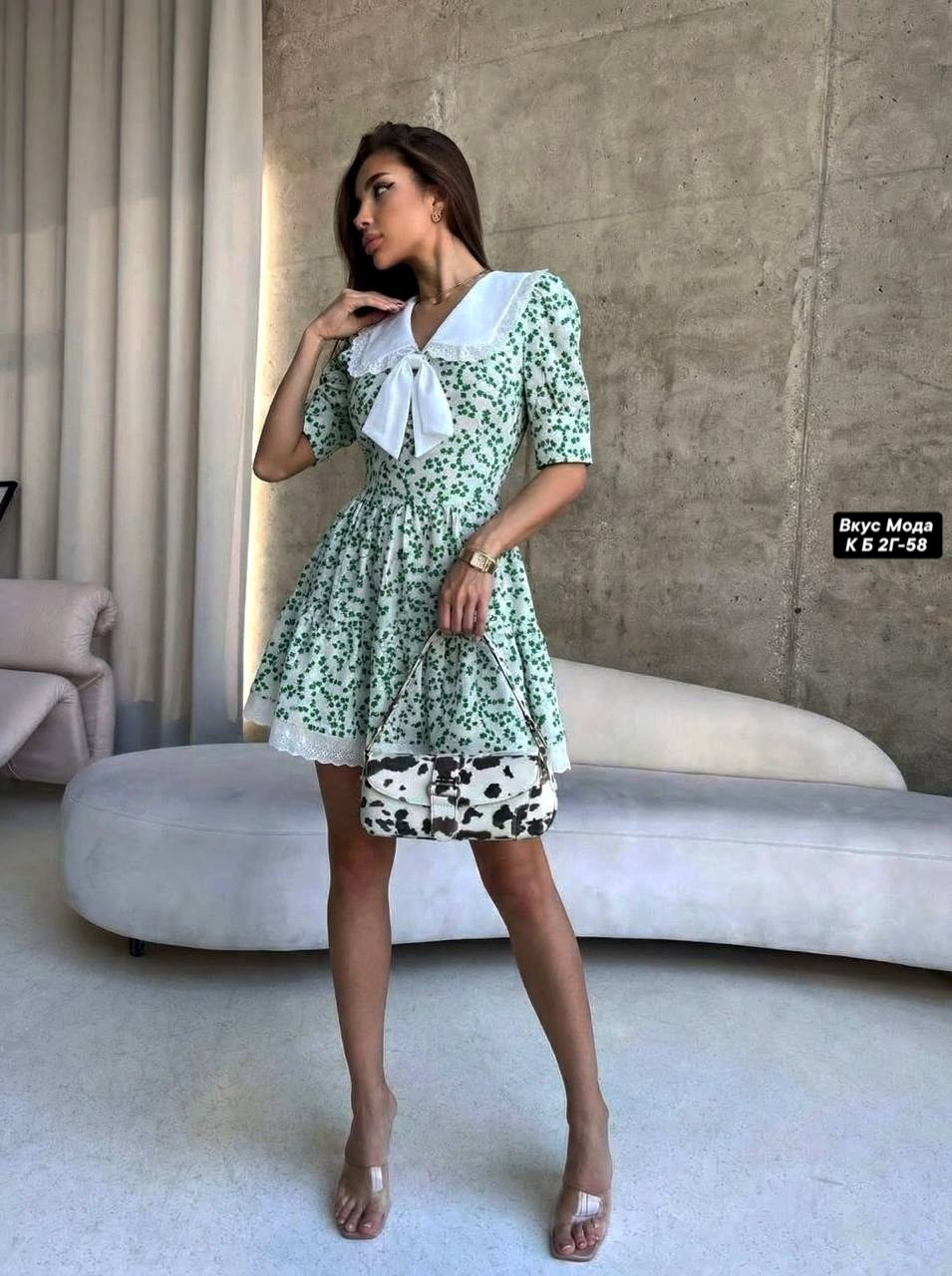 платье женское,платье с воротником,платье,платье летнее,платье летнее с белым воротником qualitystyle